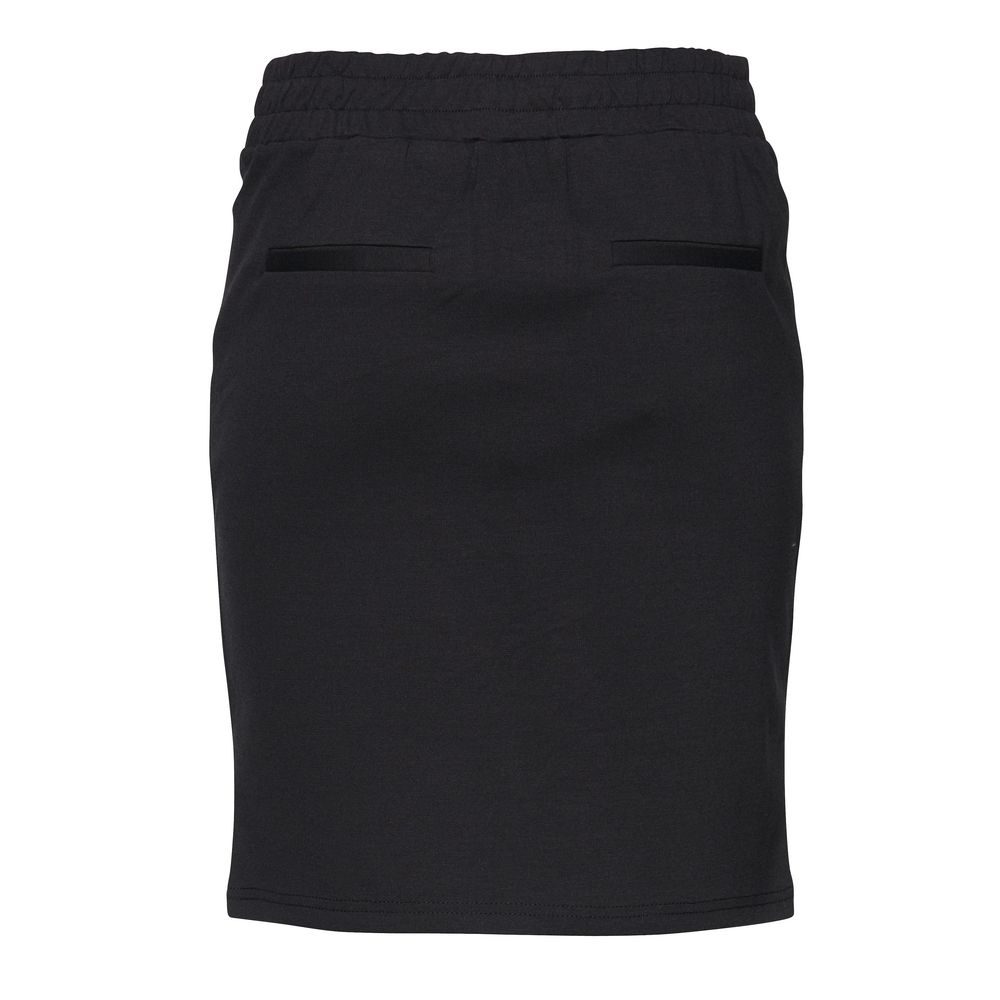 Elevate Your Style with the Black Polyester Skirt