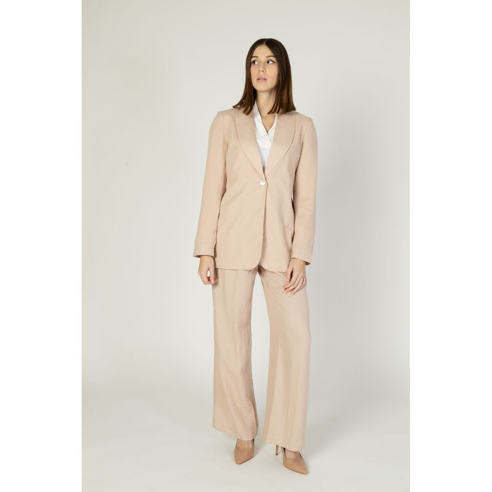 Elegant Pink Viscose Suit & Blazer for Women