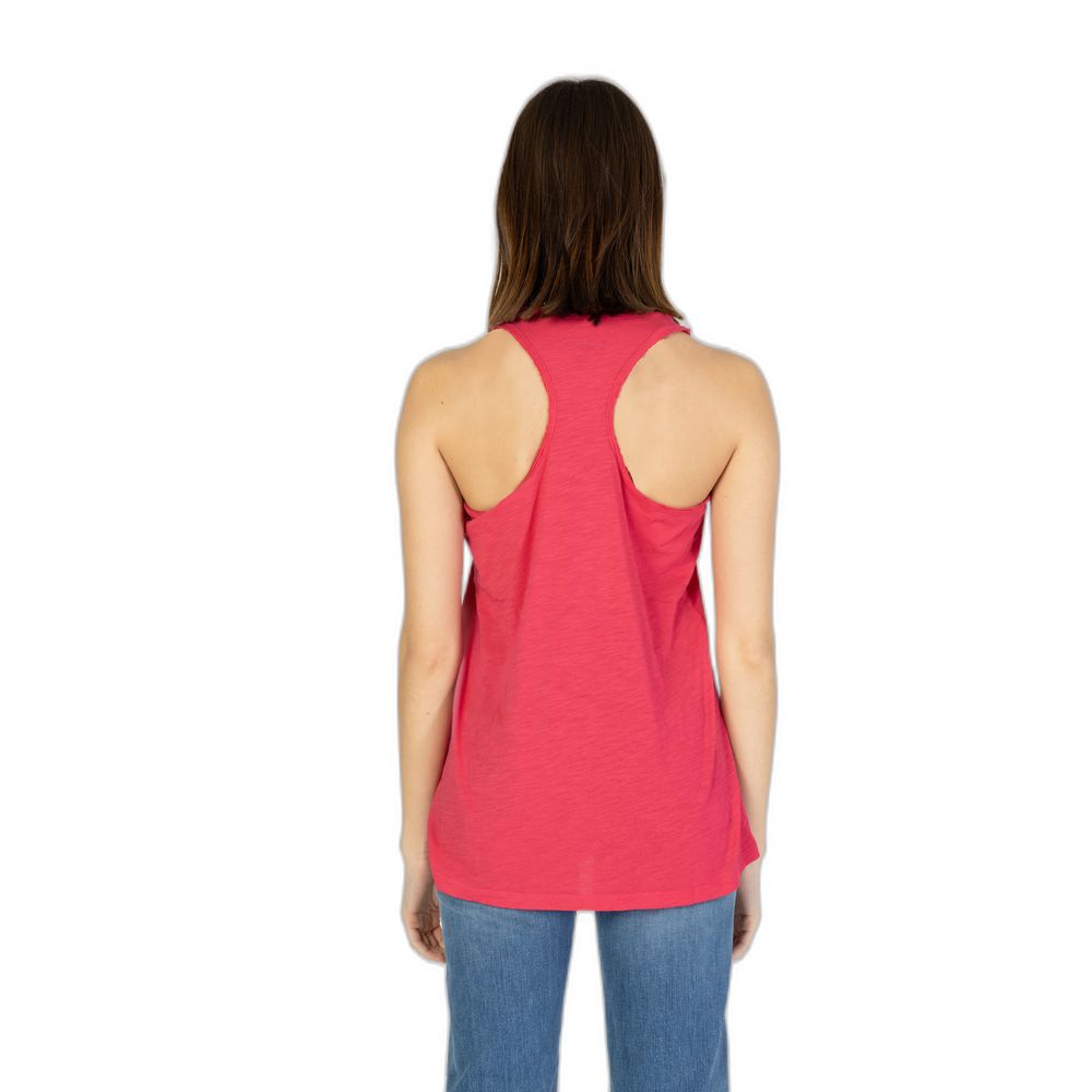 Blauer Stylish Pink Cotton Tank Top for Women