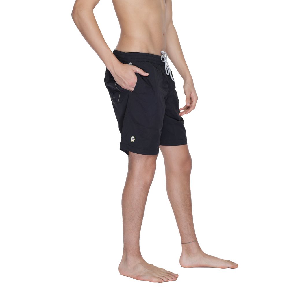 Blauer Black Polyamide Swimwear – Men's Swimsuit