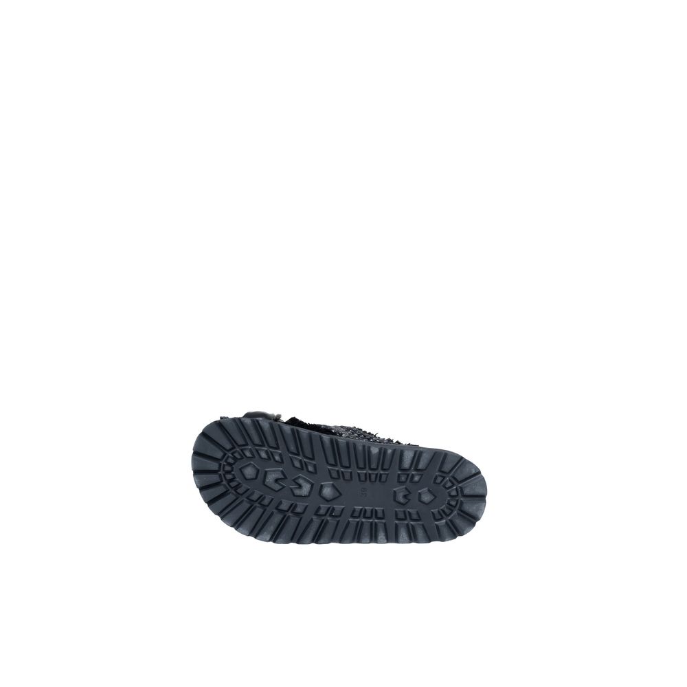 Black Polyethylene Sandal for Women