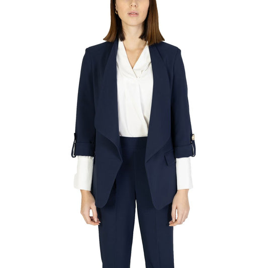 Blue Polyester Suits & Blazer - Women's Spring/Summer Collection