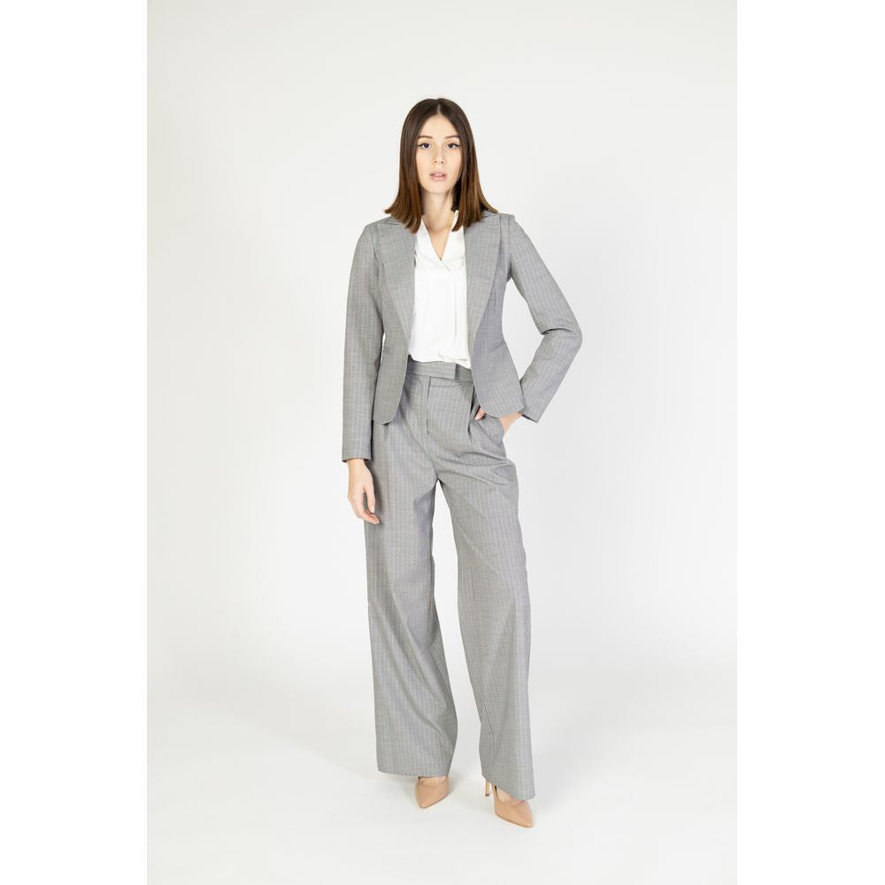 Multicolor Polyester Palazzo Trousers for Women