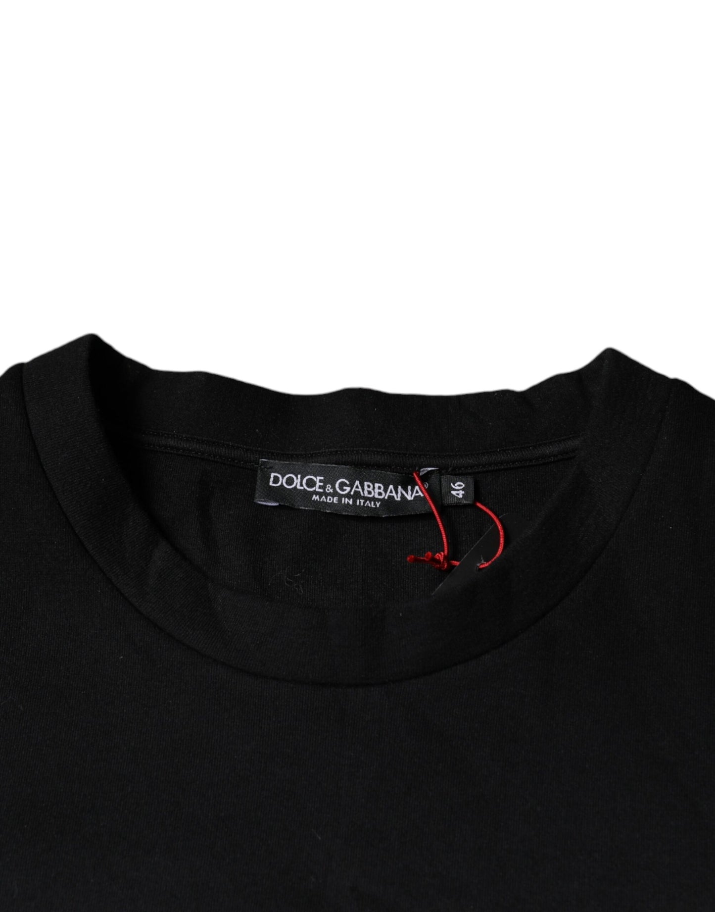 Black Leopard Band Colour Block T-Shirt