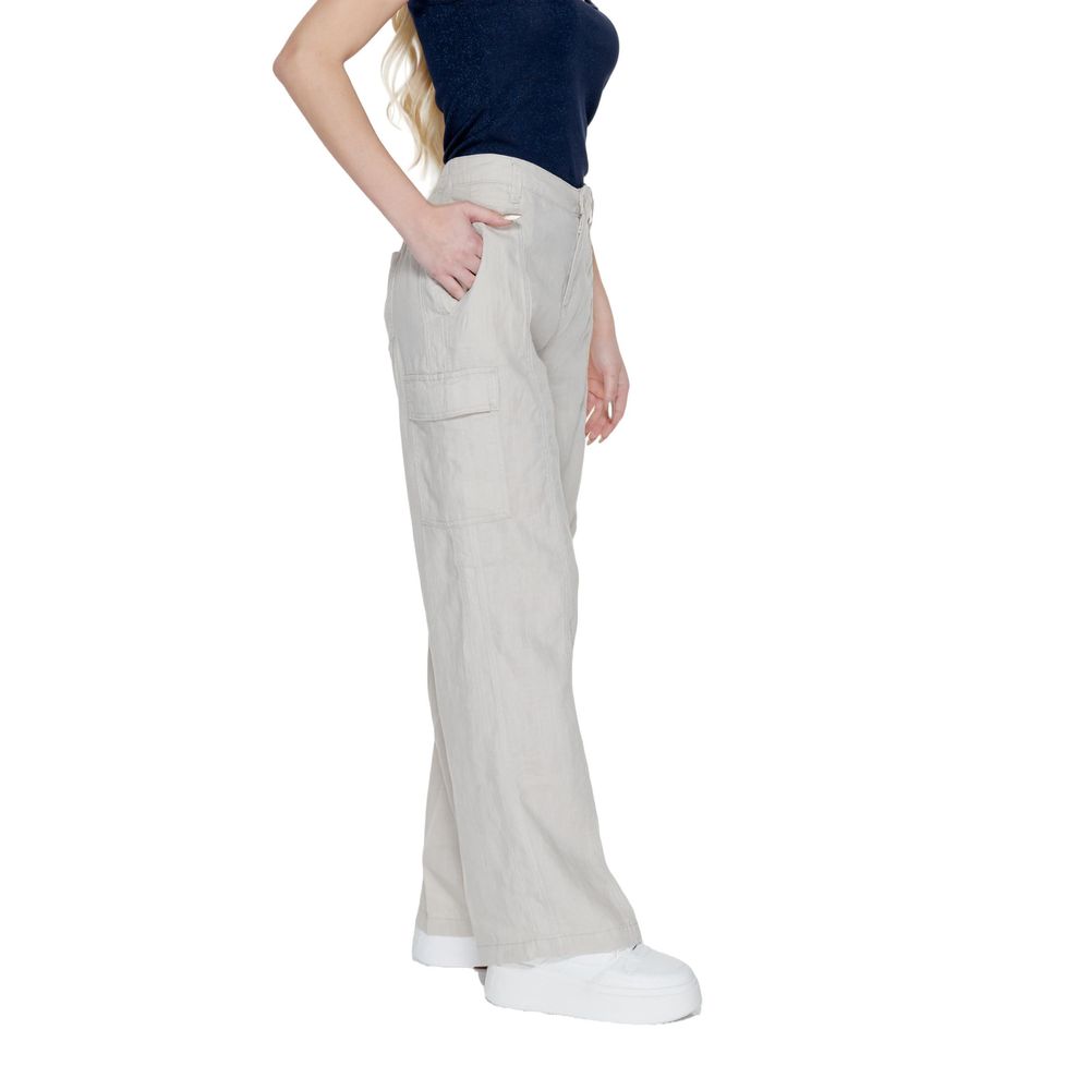 Street One Beige Linen Pant – Women’s Bootcut Pants