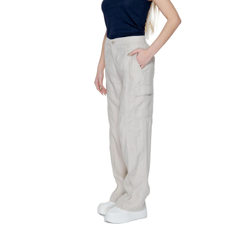 Street One Beige Linen Pant – Women’s Bootcut Pants