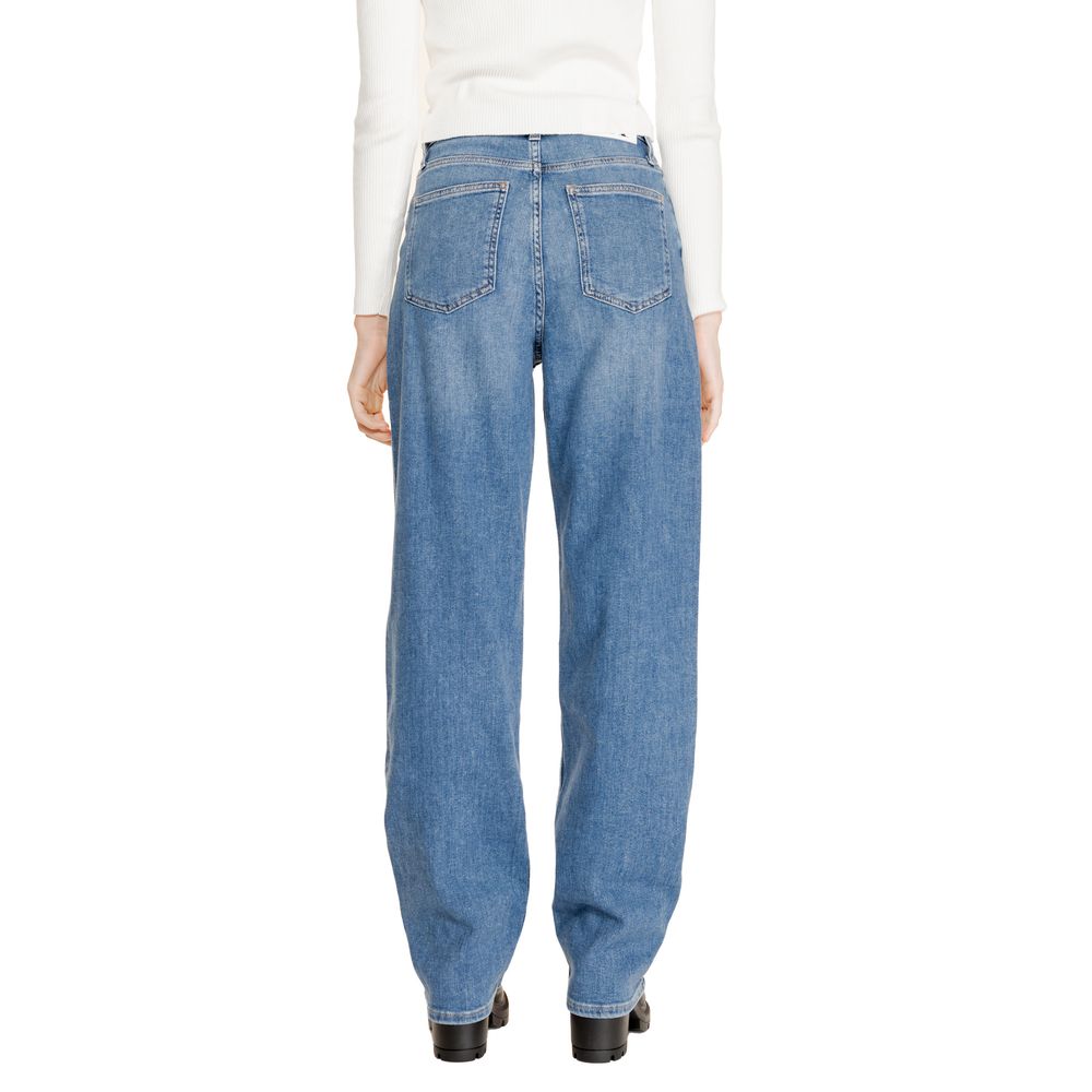 Calvin Klein Jeans Women's Blue Cotton Jeans - Effortless Style and Comfort