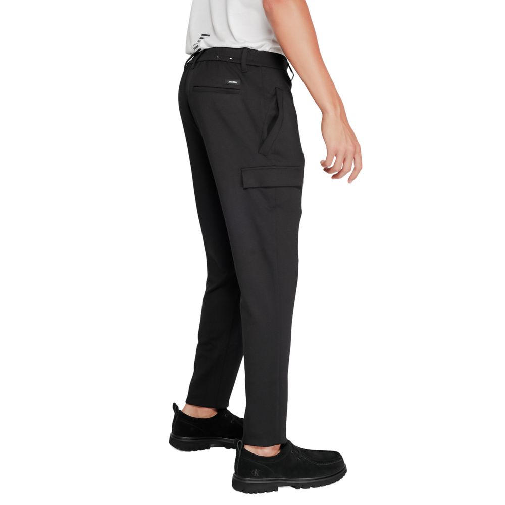 Calvin Klein Black Recycled Polyester Joggers