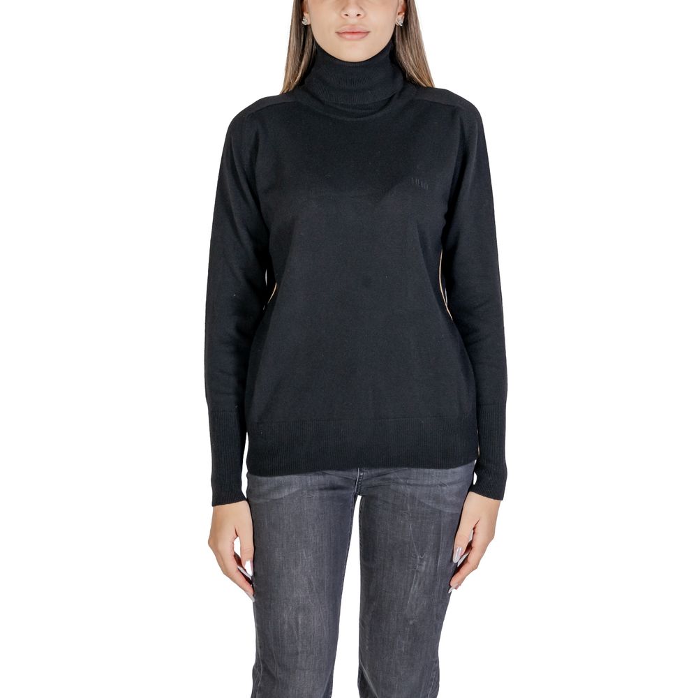- Black Viscose Sweater