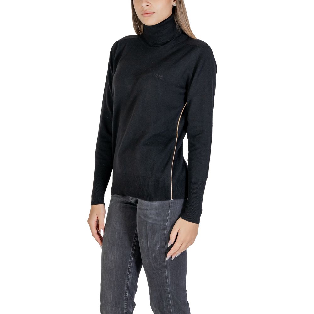 - Black Viscose Sweater