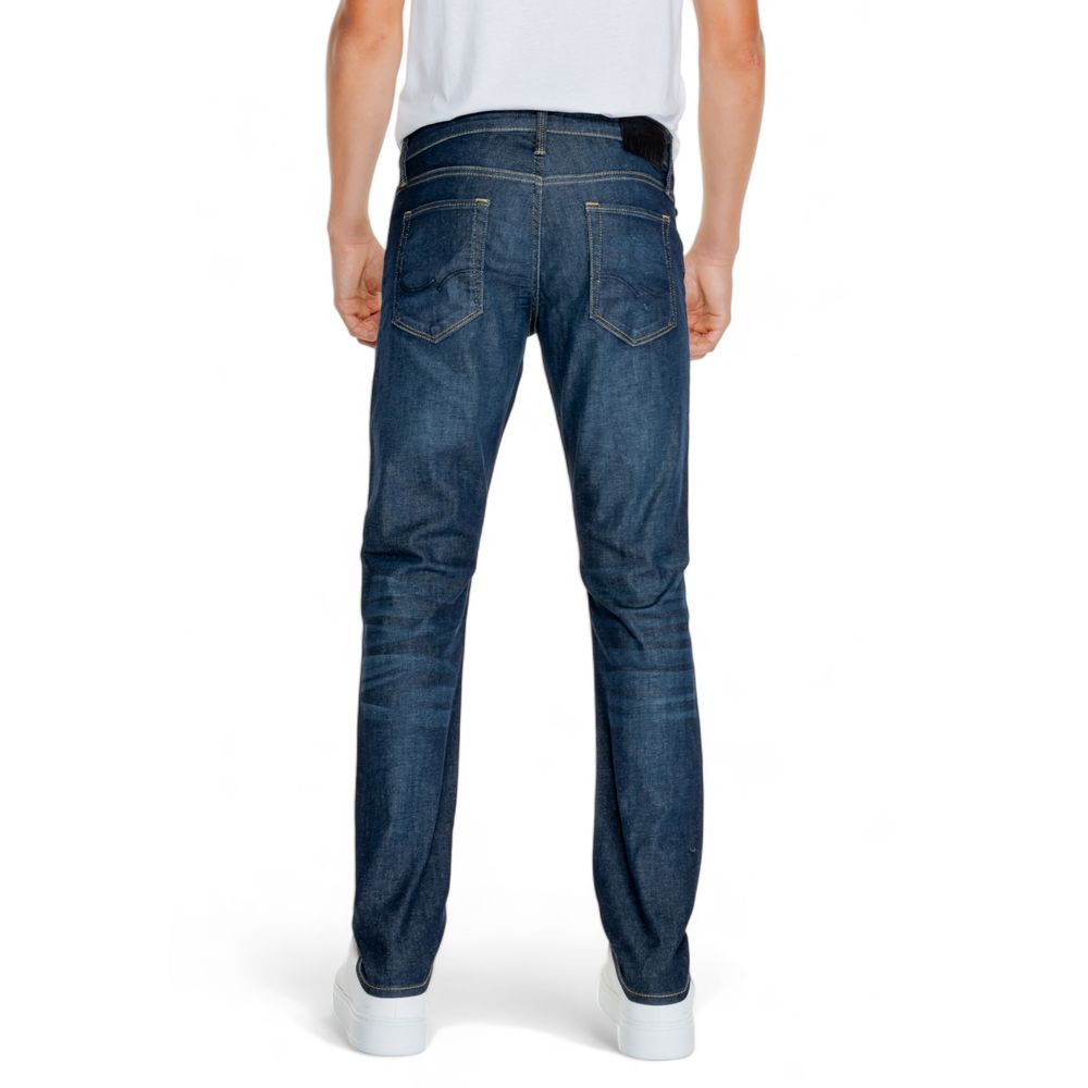 Jack Jones Blue Cotton Jeans - Stylish Comfort for Every Occasion
