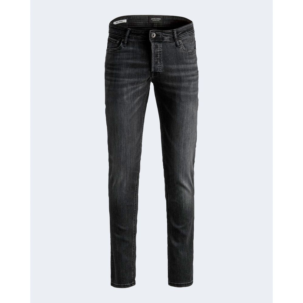 Black Organic Cotton Skinny Jeans for Men