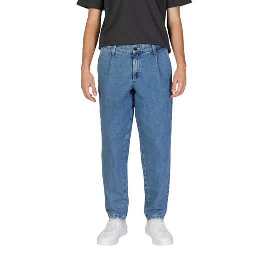 Jack Jones Blue Cotton Jeans – Regular/Lose Fit