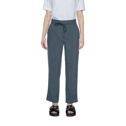 Chic Green Viscose Jeans for Women
