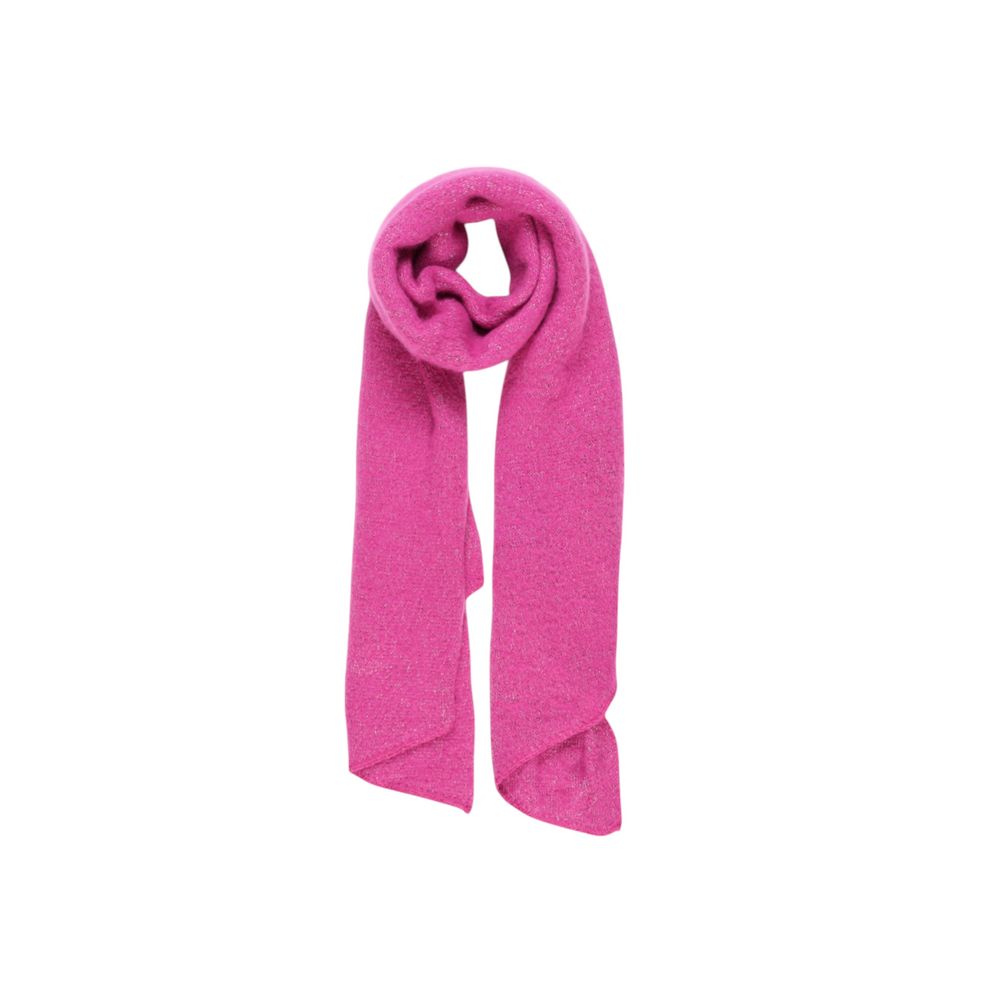 Elegant Pink Recycled Polyester Scarf
