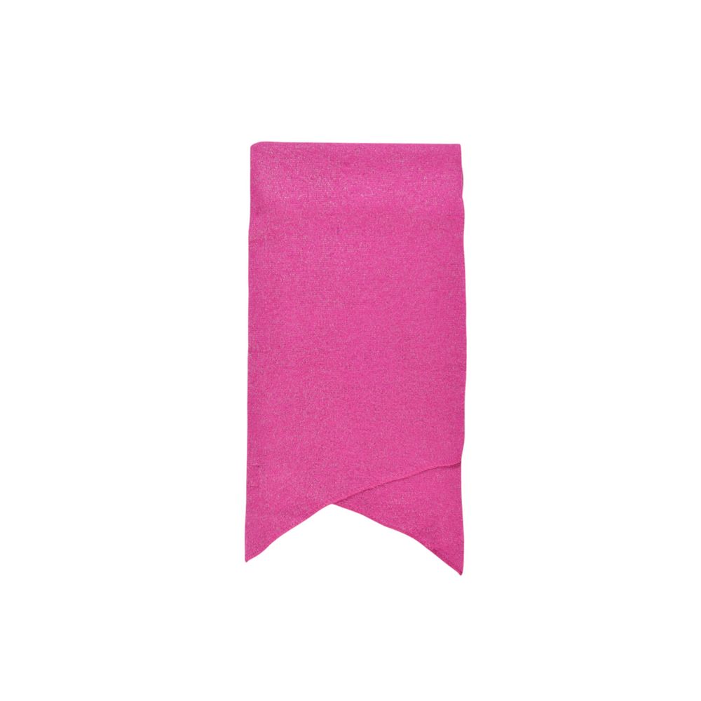 Elegant Pink Recycled Polyester Scarf