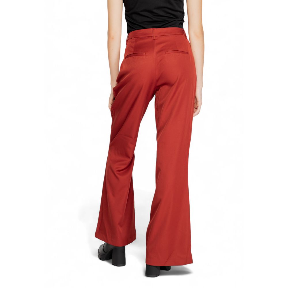 Vero Moda Red Polyester Women's Pants