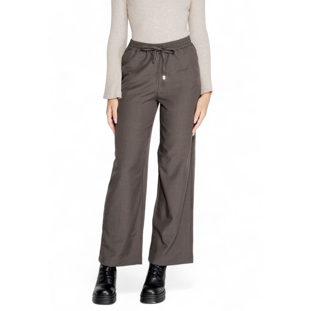 Gray Polyester Jeans - Women's Fall/Winter Collection