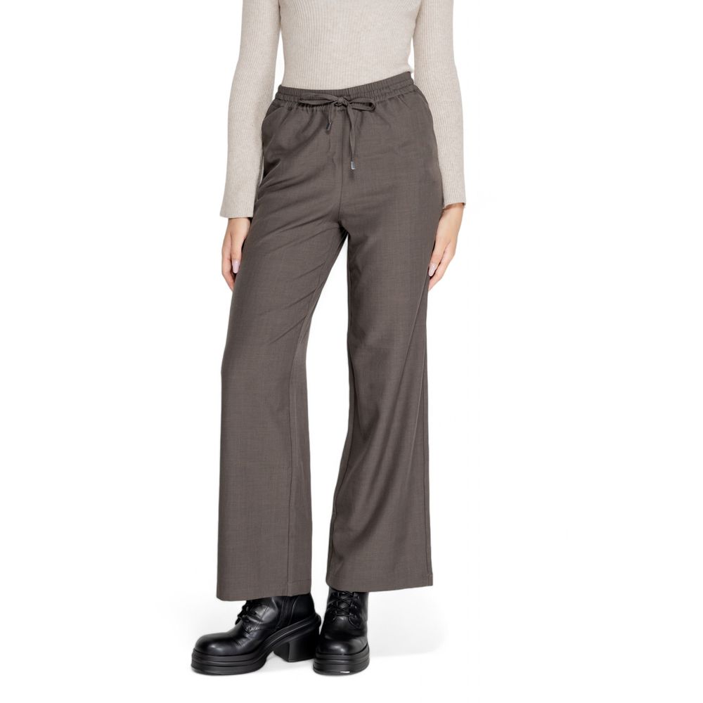 Gray Polyester Jeans - Women's Fall/Winter Collection
