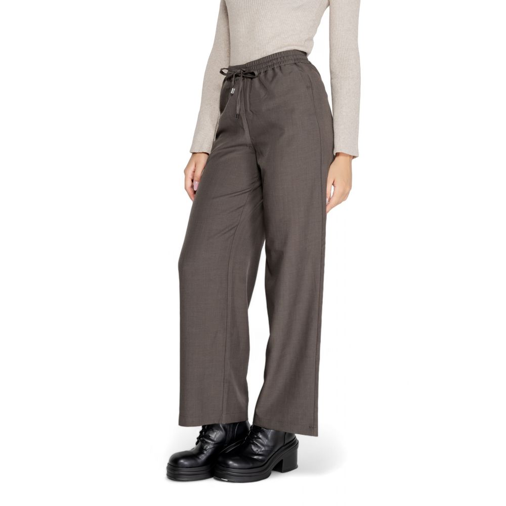 Gray Polyester Jeans - Women's Fall/Winter Collection