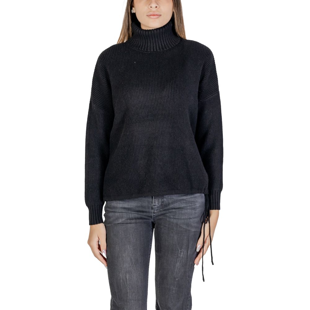 - Black Viscose Sweater