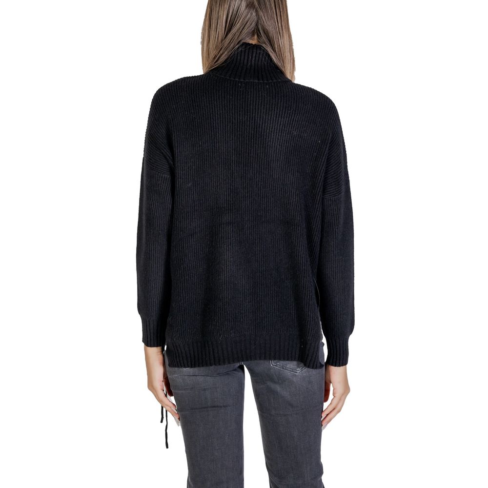 - Black Viscose Sweater