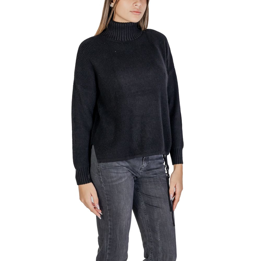 - Black Viscose Sweater