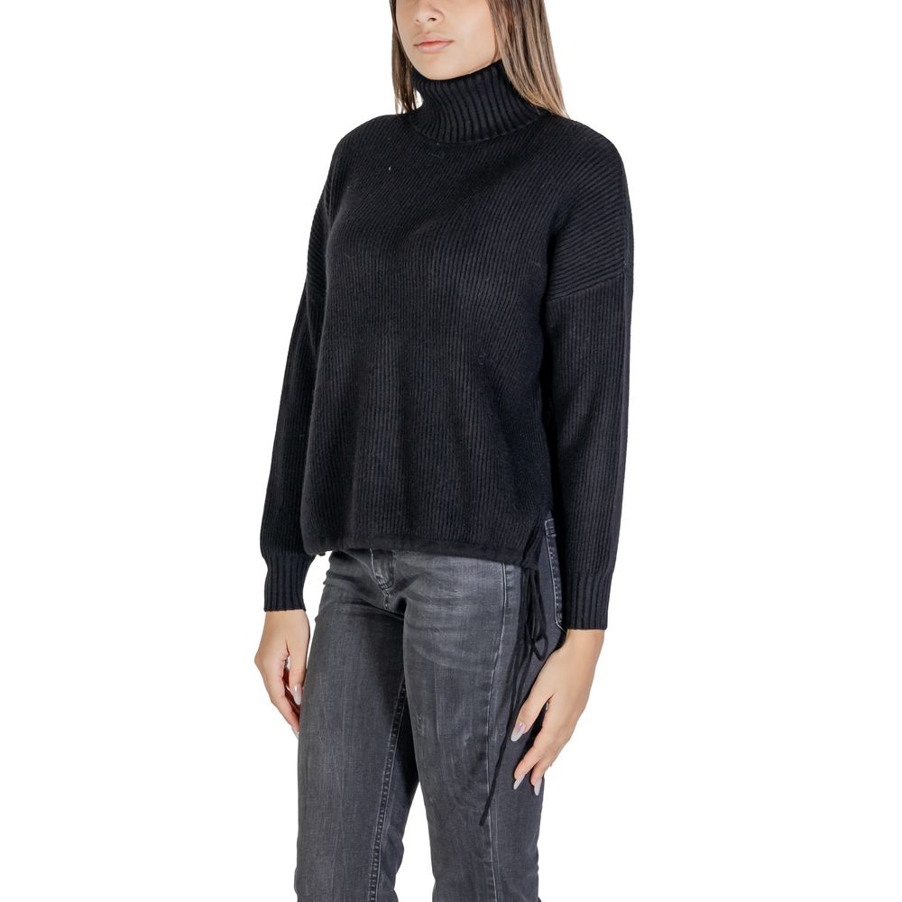 - Black Viscose Sweater