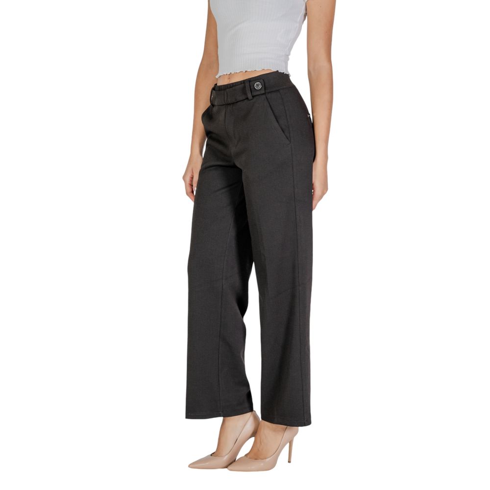 Stylish Black Polyester Jeans for Women – Fall/Winter Collection