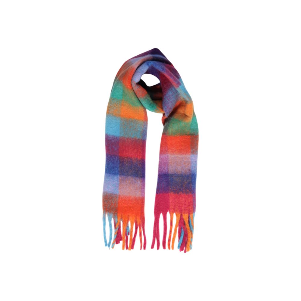 Orange Recycled Polyester Scarf - Sustainable Style for Fall/Winter