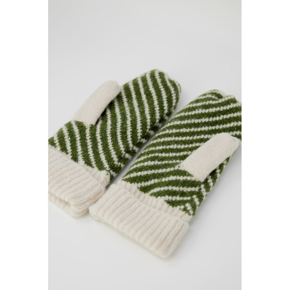 Cream Polyester Women's Gloves - Autumn/Winter Collection