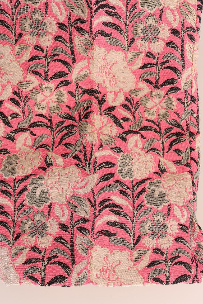 - Elegant Floral Brocade Pants