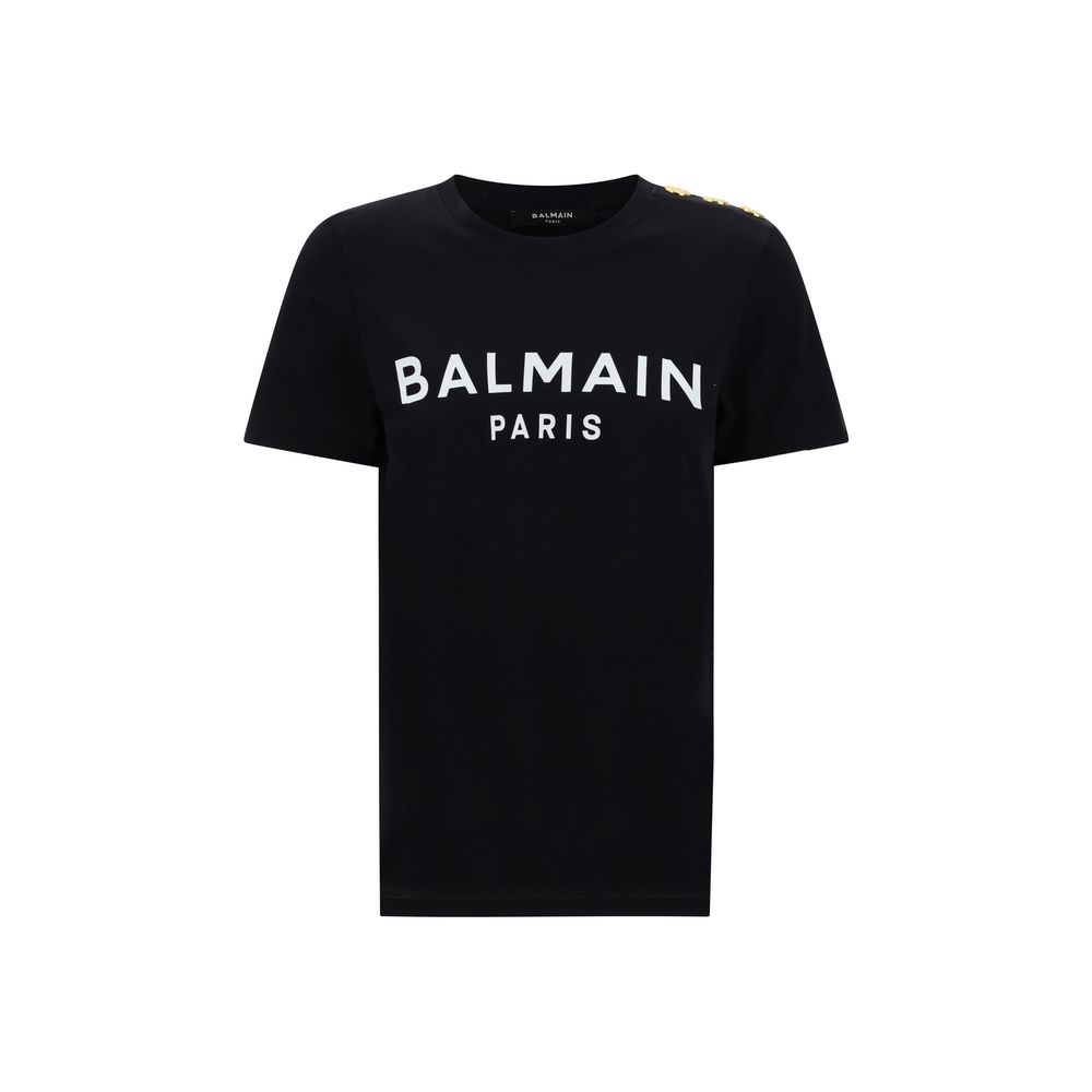 Balmain Iconic Monogram Cotton T-Shirt