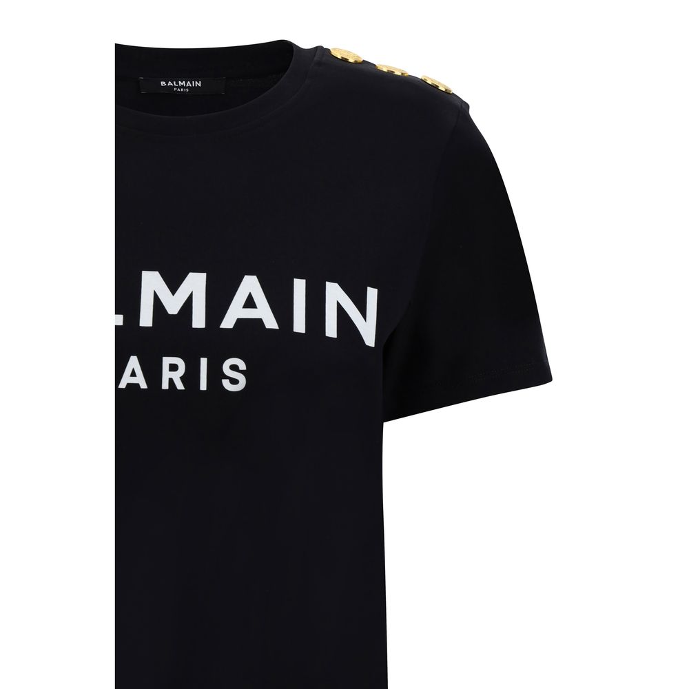Balmain Iconic Monogram Cotton T-Shirt