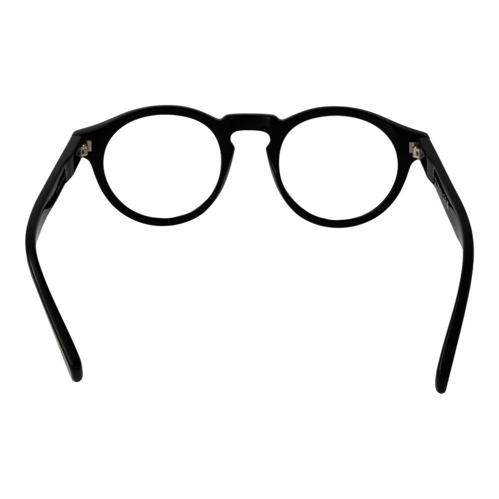 Tod's Black Men's Optical Frames – Round Full-Rim, 49mm