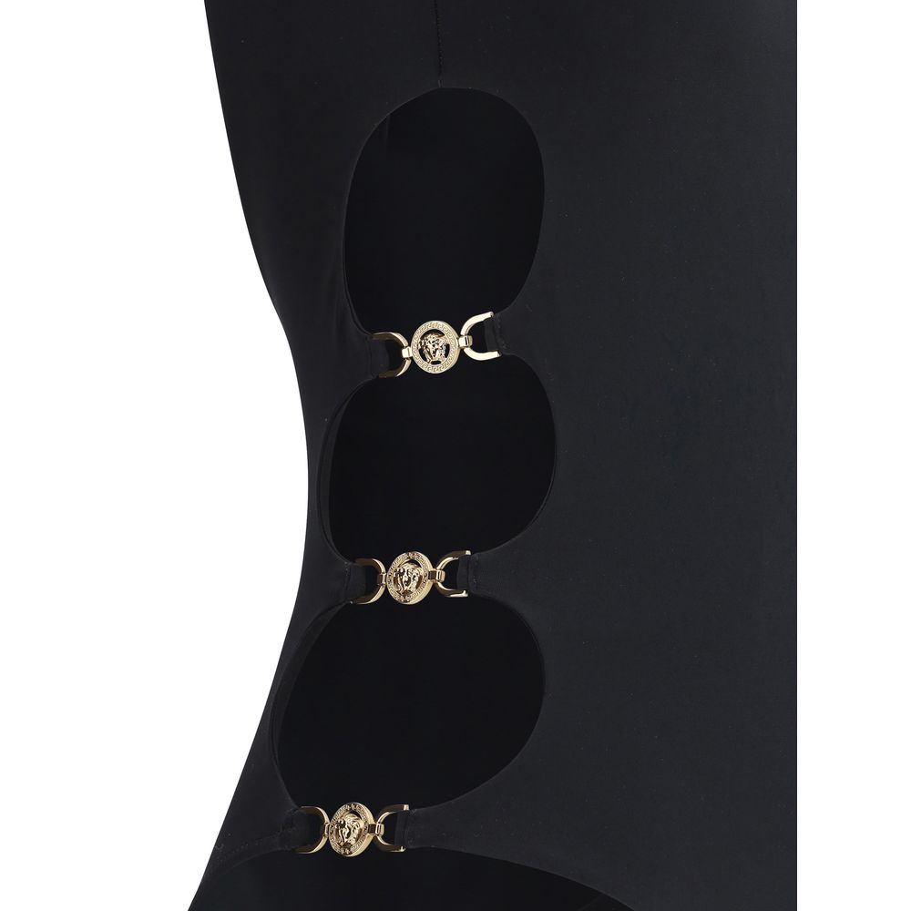 Versace Monochrome Medusa One-Piece Swimsuit