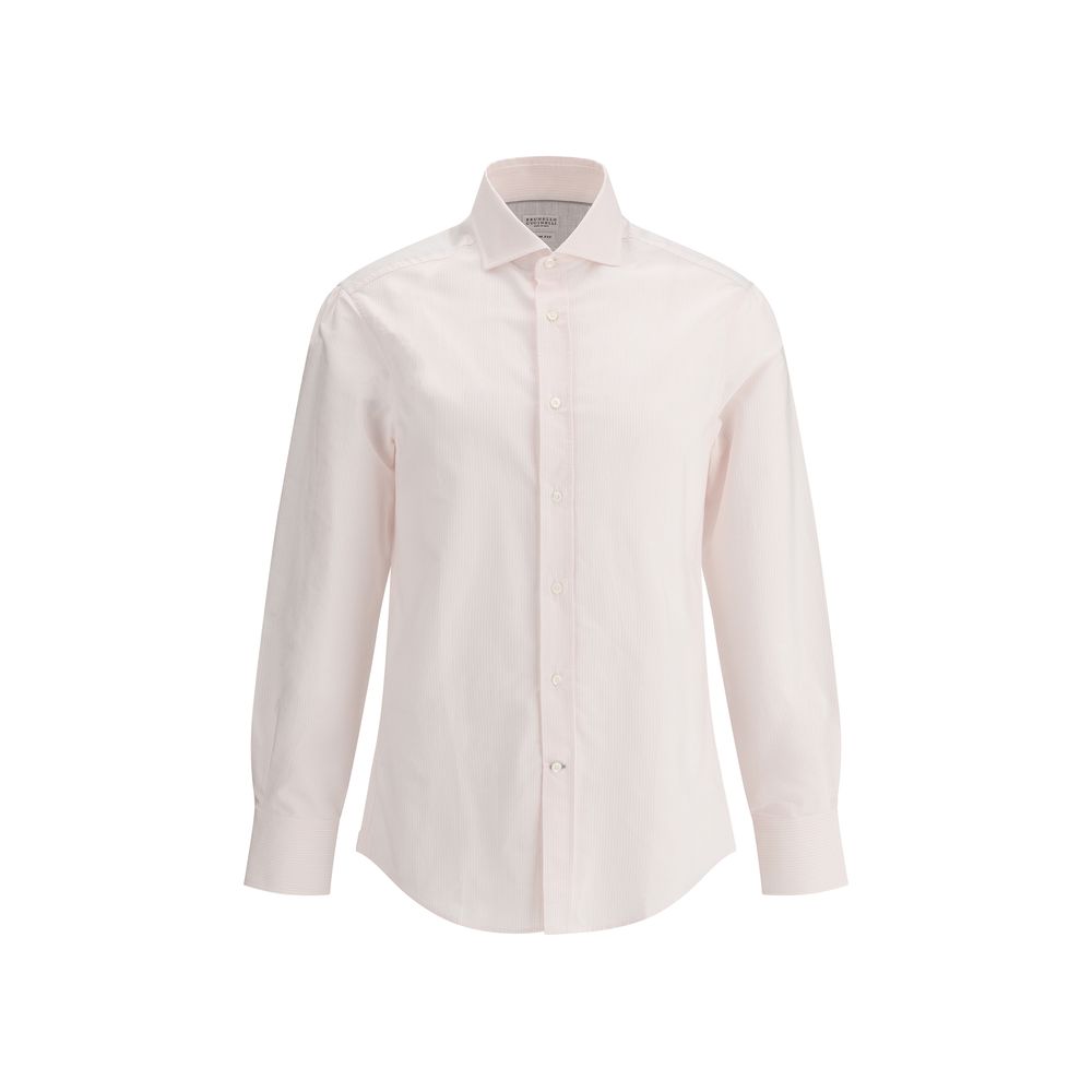 Brunello Cucinelli Striped Cotton Shirt