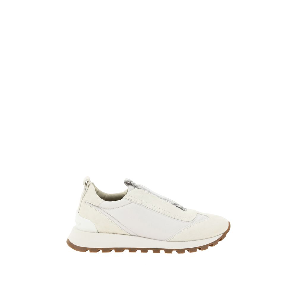 Brunello Cucinelli Embellished Slip-On Sneakers