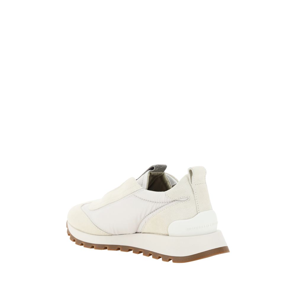 Brunello Cucinelli Embellished Slip-On Sneakers