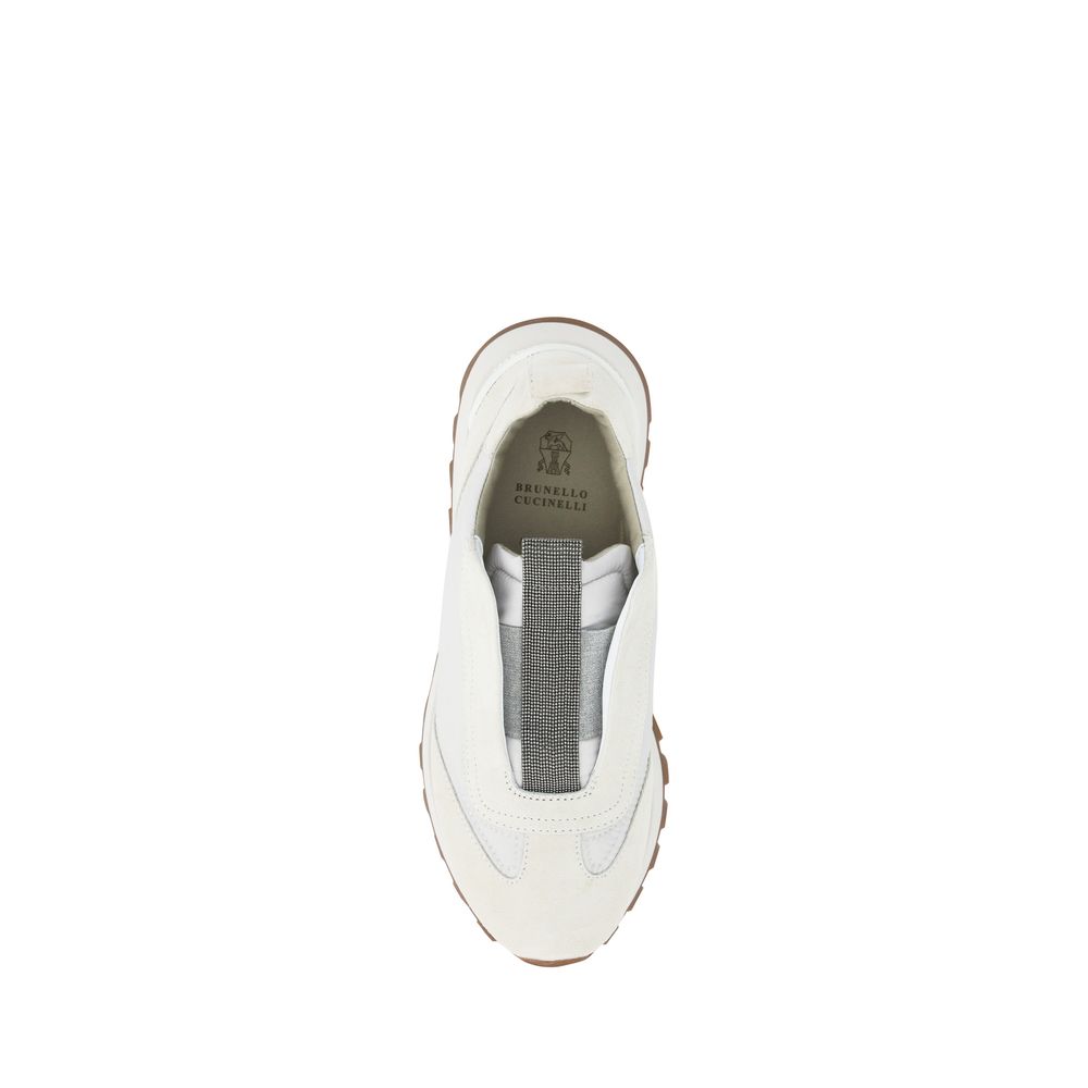 Brunello Cucinelli Embellished Slip-On Sneakers