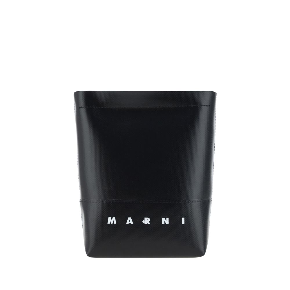 Marni Coated Canvas Shoulder Bag