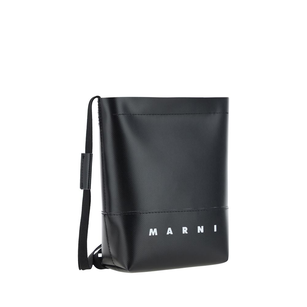 Marni Coated Canvas Shoulder Bag