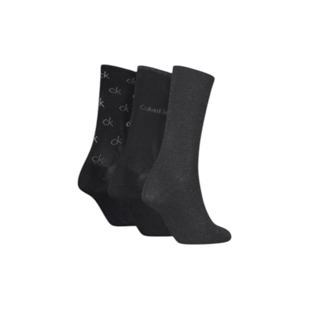 Calvin Klein Black Cotton Tights & Socks