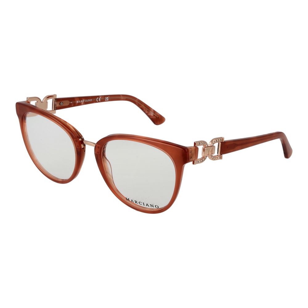 Marciano by Guess Women’s Brown Optical Frames – Round Style