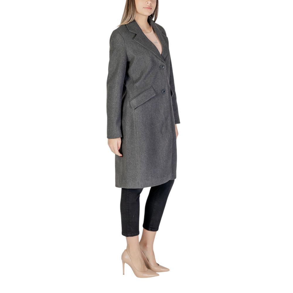 Vero Moda Gray Polyester Jacket & Coat - Women's Fall/Winter Collection