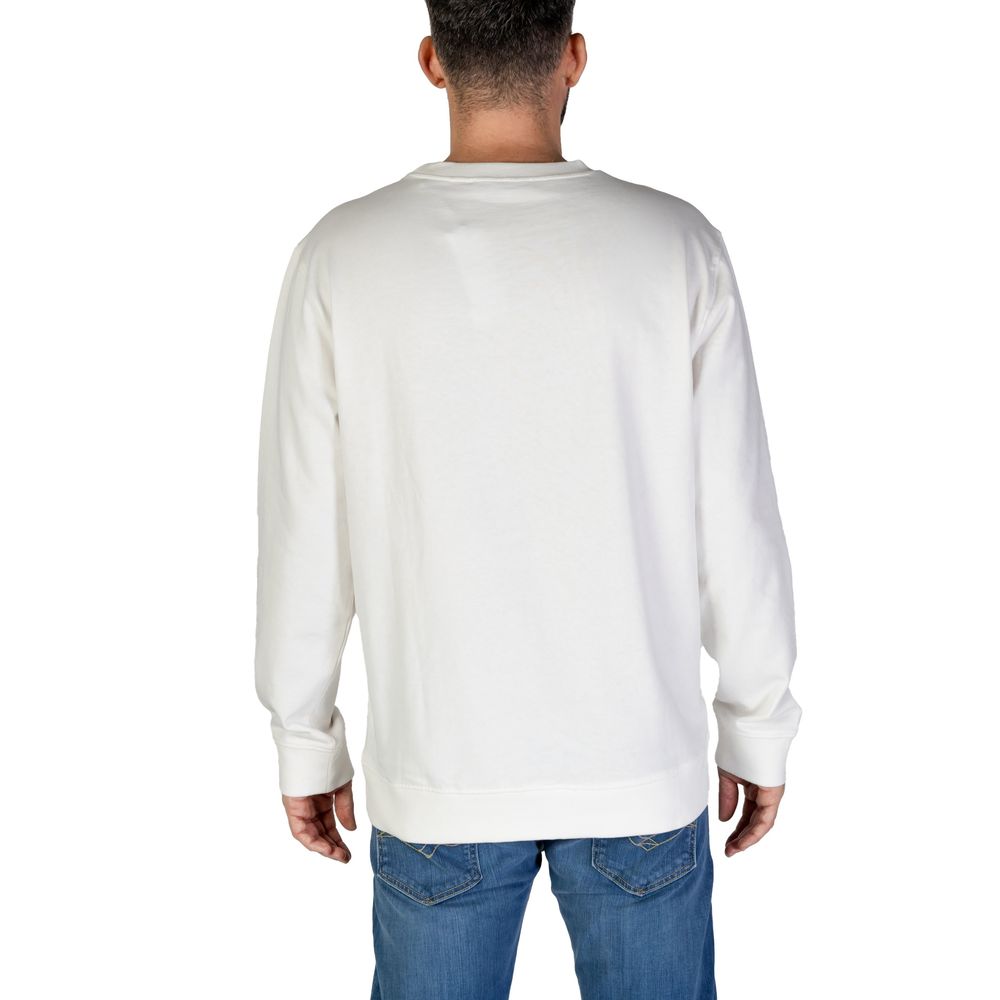 Hamaki-Ho White Cotton Sweatshirt - Model FE123H