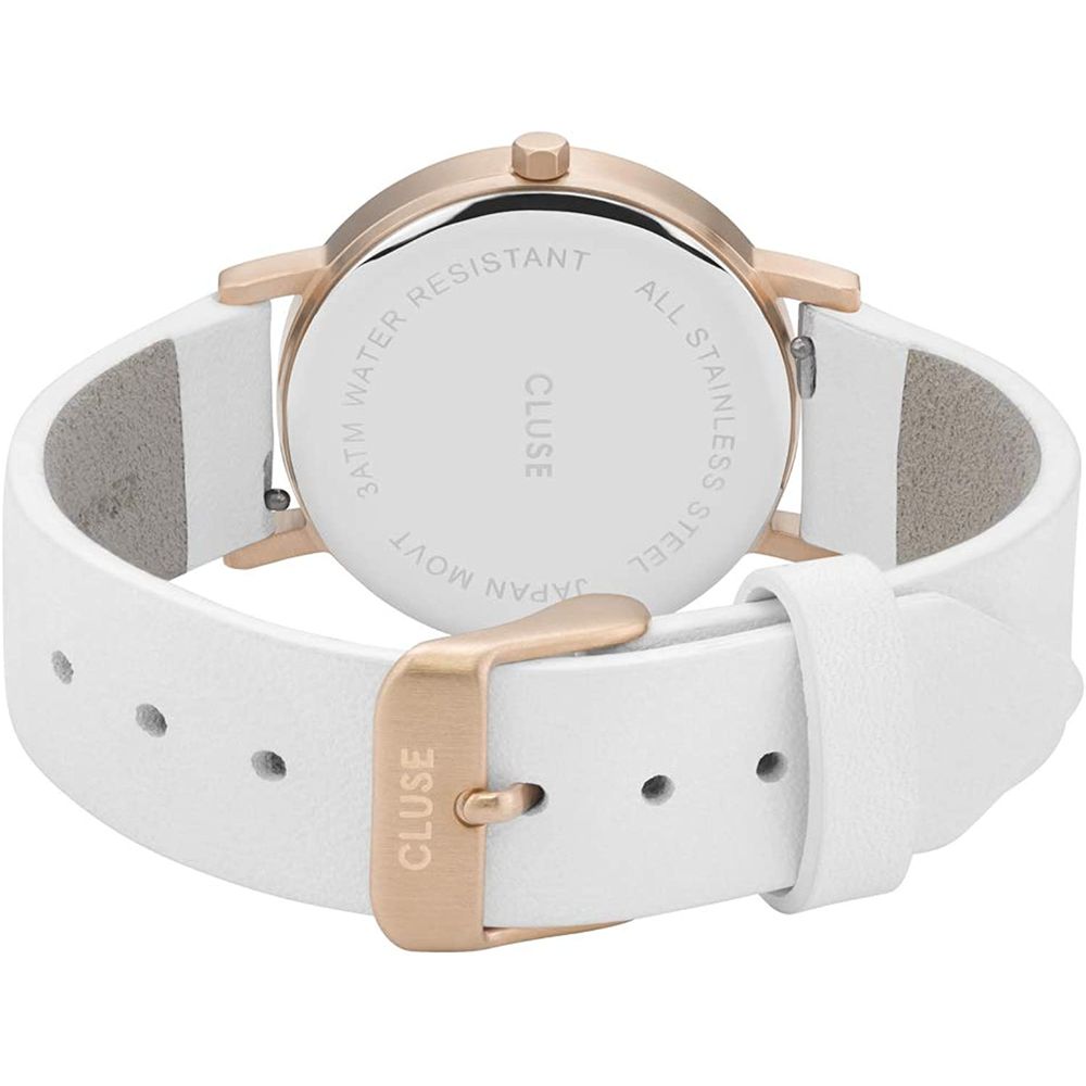 Cluse Women's White Leather Watch