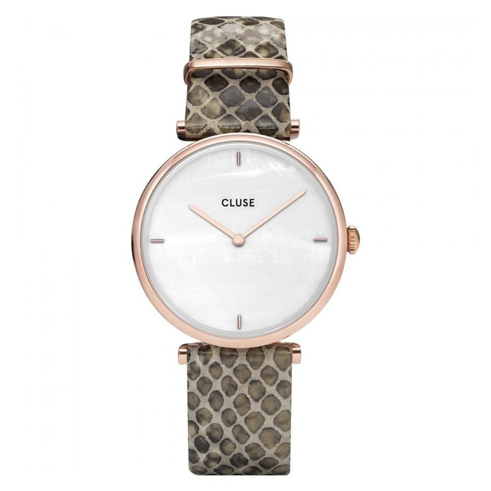 Cluse Women's Beige Leather Watch