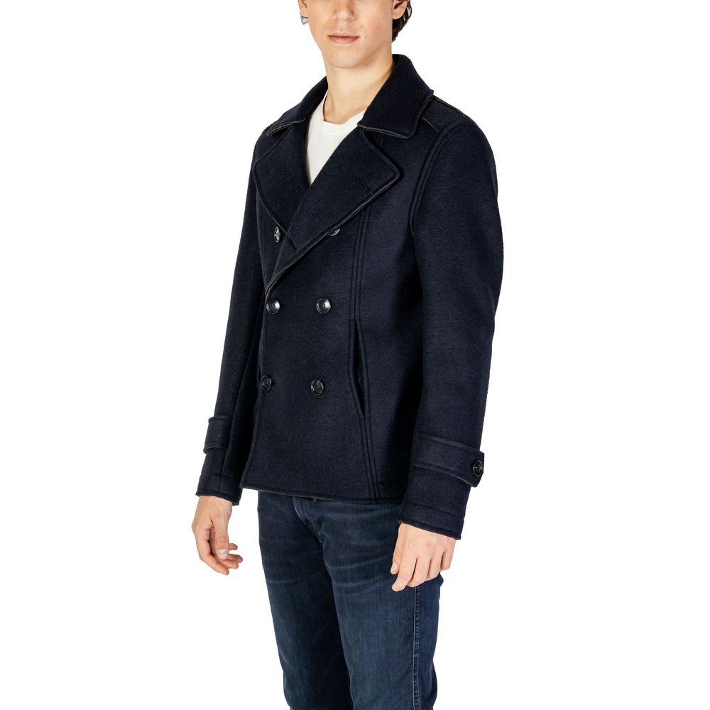 Hydra Clothing - Men's Blue Peacoat Jacket