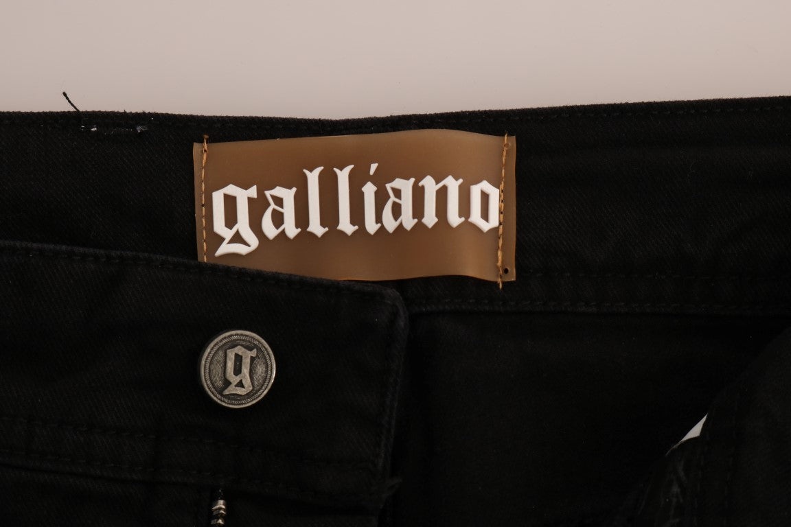 - Chic Black Regular Fit Denim Jeans